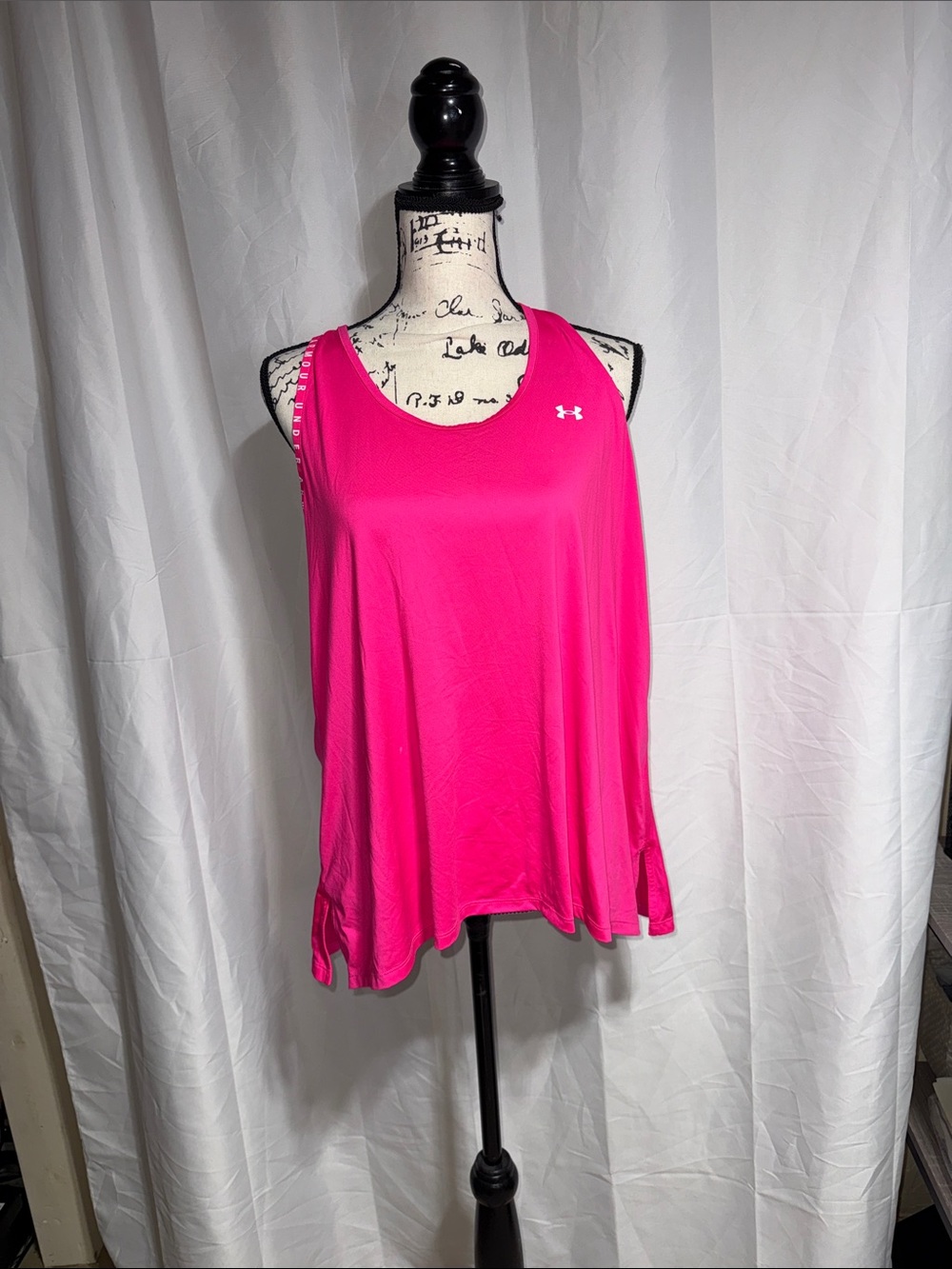 Under Armour Bright Pink Loose Fit Performance Tank